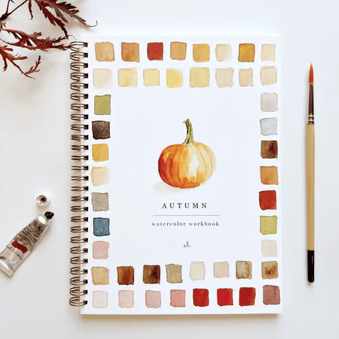 AquaBliss™ - Beginner Watercolor Learning Book