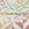 AngleMaster™ Quilt Ruler – 90° Double-Strip Edition