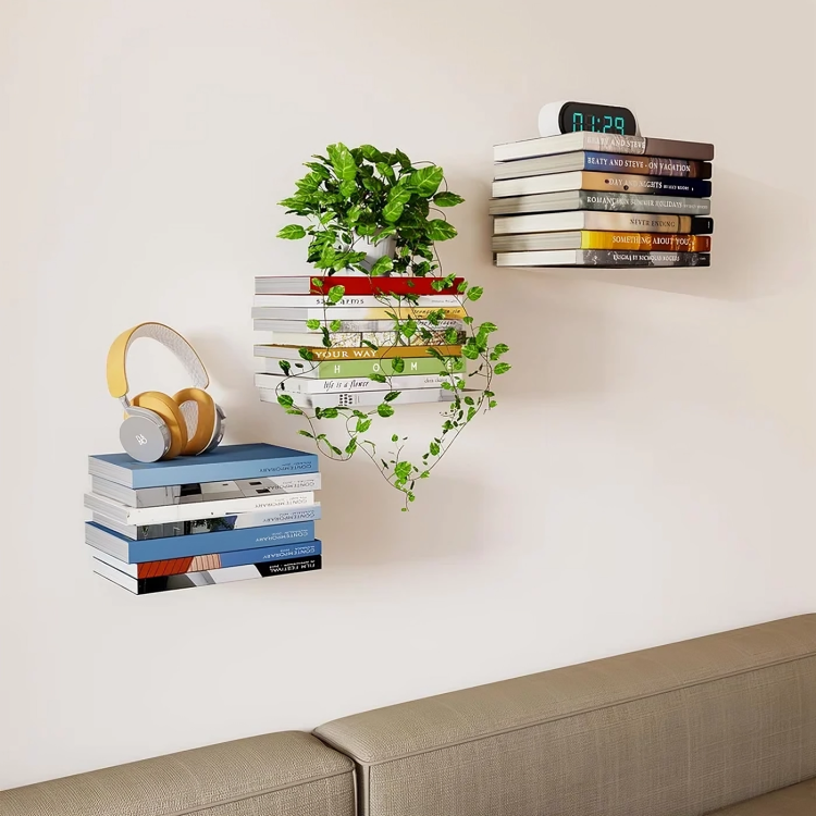 Make Your Books Float Like Magic with This Invisible Shelf