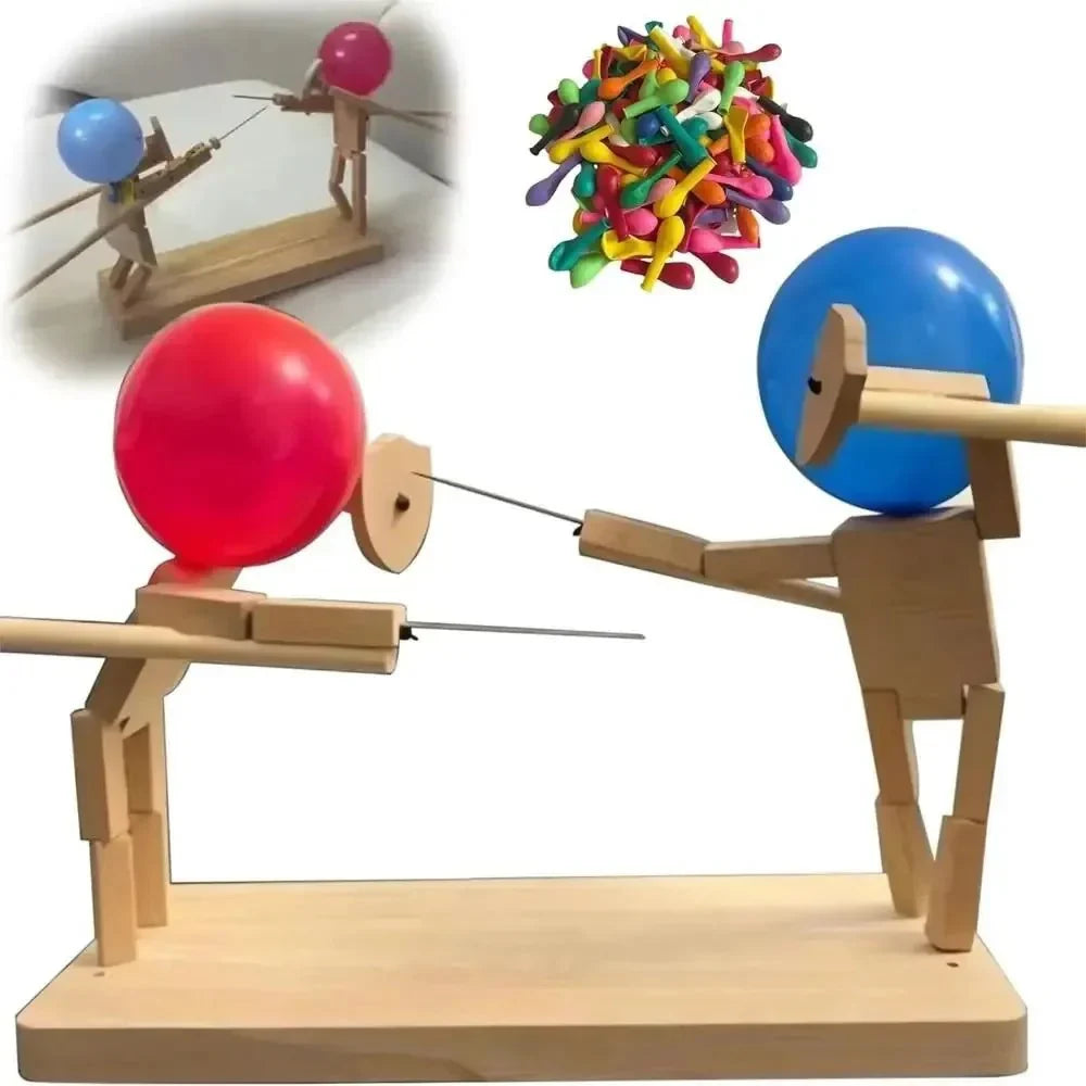 50% OFF | WoodKnights – Balloon Bamboo Man Sword Fight – Includes 100 Balloons \[Last Day Discount]