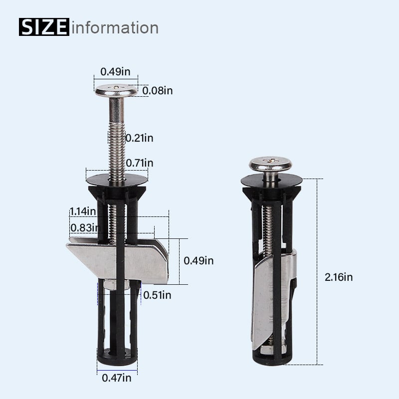 ToiLock™ | Heavy-duty toilet seat bolt