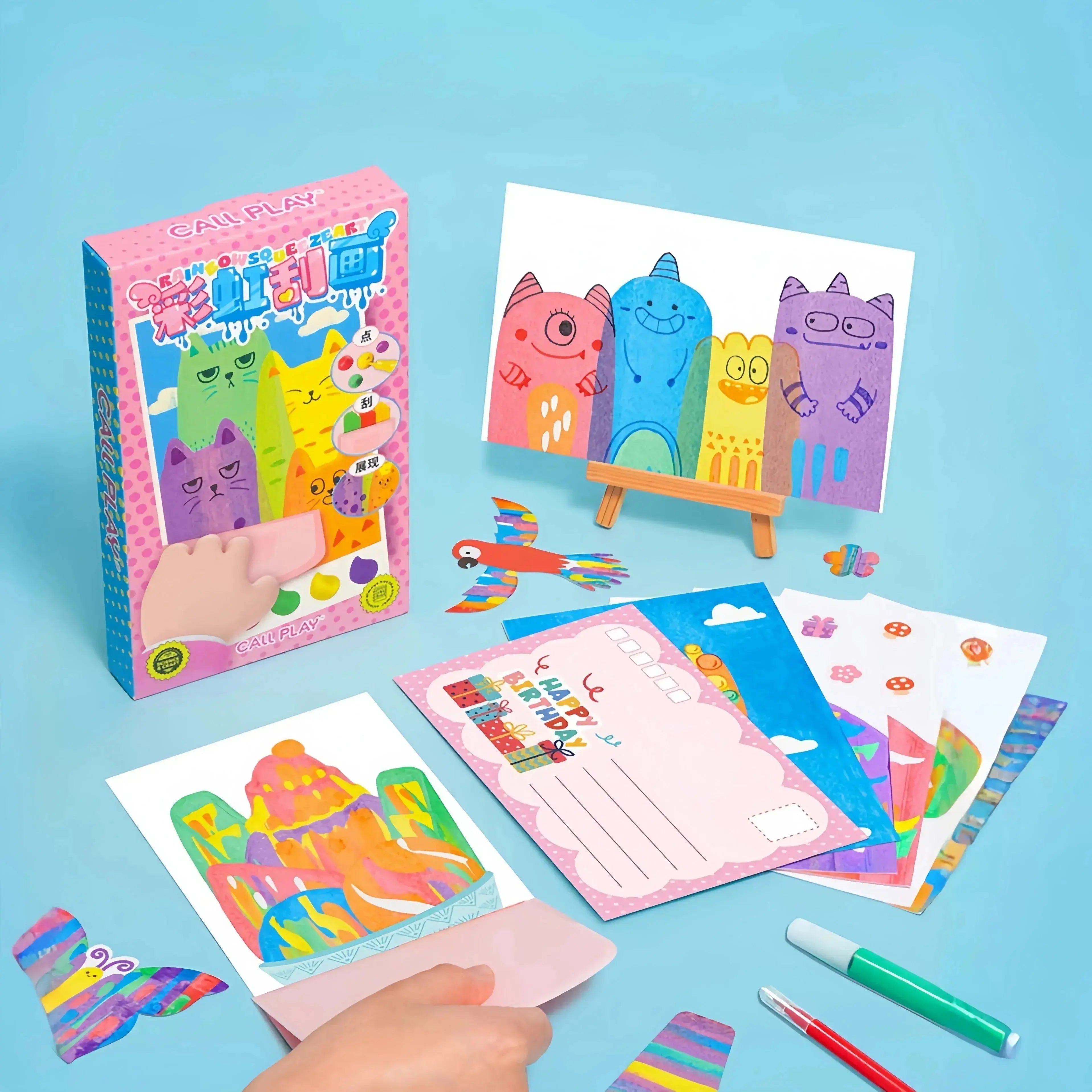 Scratch Art Set – Magical Colour Reveal for Creative Kids