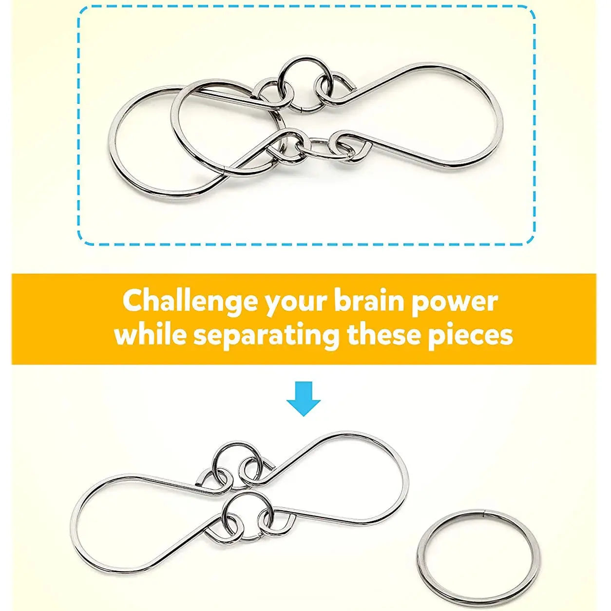 Disentanglement Iron Link Unlock Interlock Game