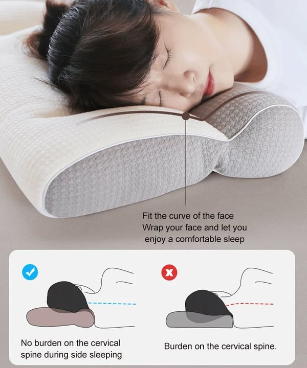 CerviSupport™ – Neck Support Pillow for Better Sleep and All-Position Comfort