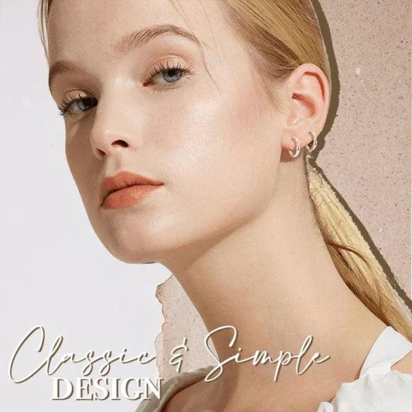 SnapShine™ | Retractable Hoop Earrings