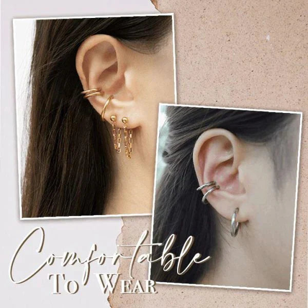 SnapShine™ | Retractable Hoop Earrings