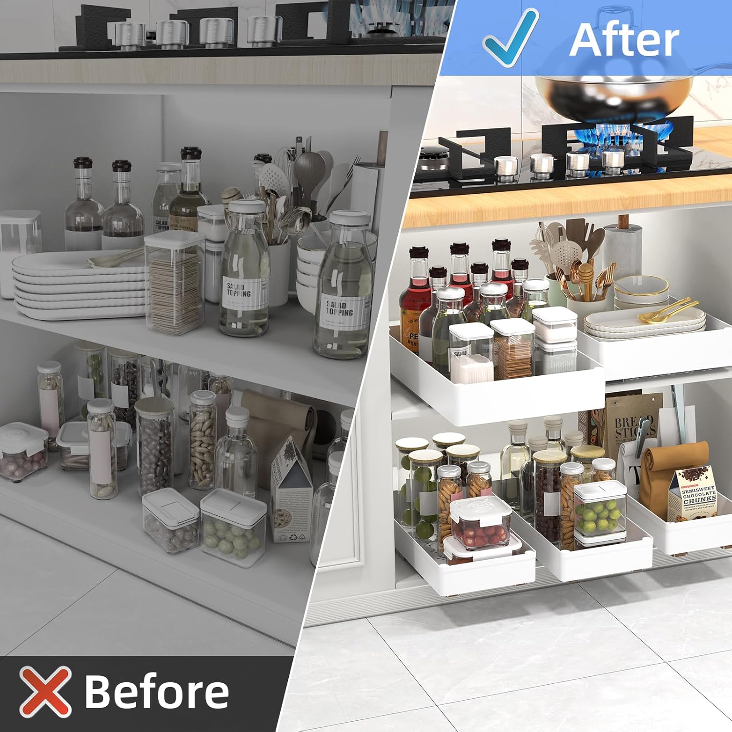 Pull-Out Cabinet Organizer