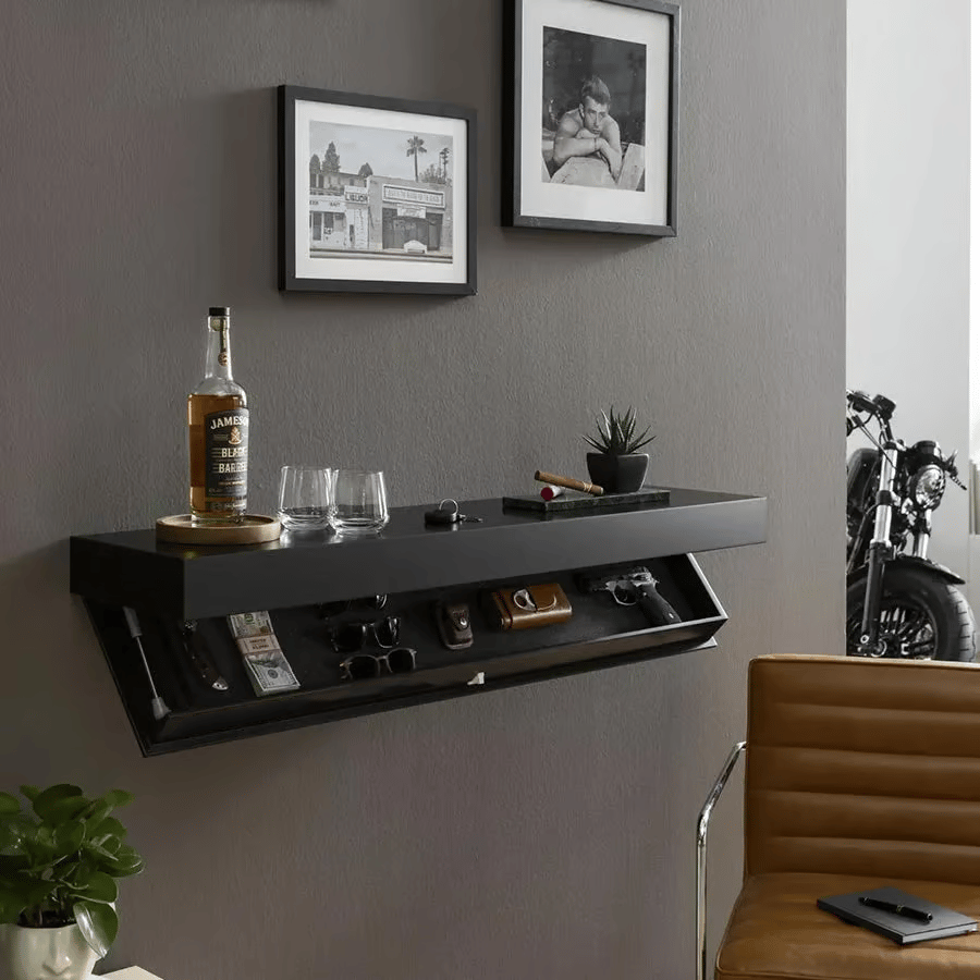 SecretStyle - Designer Shelf with Hidden Compartment