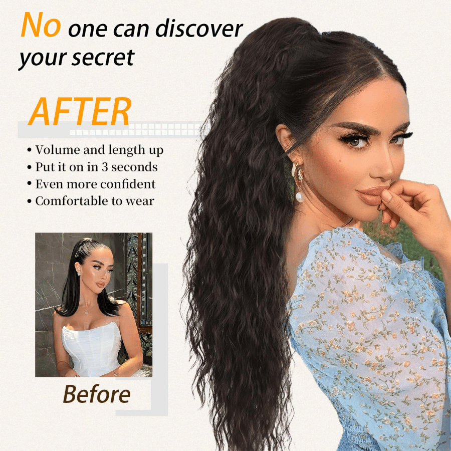 SilkiPony – Natural Hair Ponytail Extension