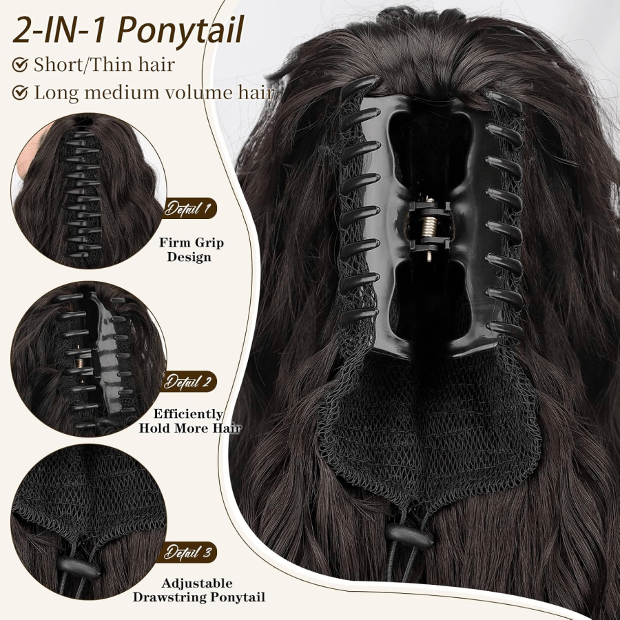 SilkiPony – Natural Hair Ponytail Extension