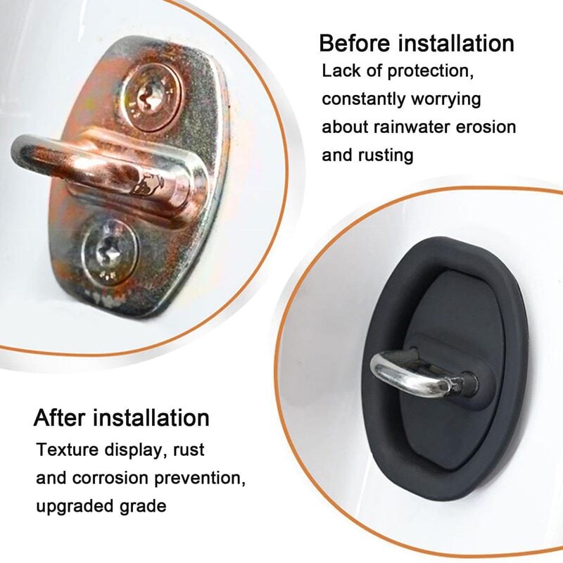 🔥Automobile anti-skid pad Car Door Lock Protector (4 pcs)