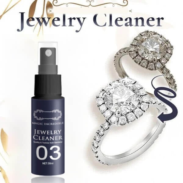 Jewelry cleaning spray