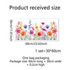 Buy 1 Get 1 FREE | Colorful Flower Stickers for Your Windows!