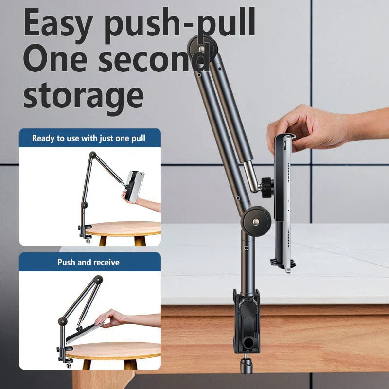 EliteStand™ | Sturdy Aluminum Tablet & Phone Holder