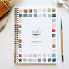 AquaBliss™ - Beginner Watercolor Learning Book