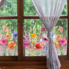 Buy 1 Get 1 FREE | Colorful Flower Stickers for Your Windows!