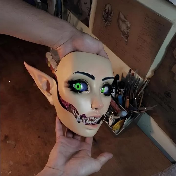 🎭Babydoll Mask: Quality and Adjustable for Comfort😈