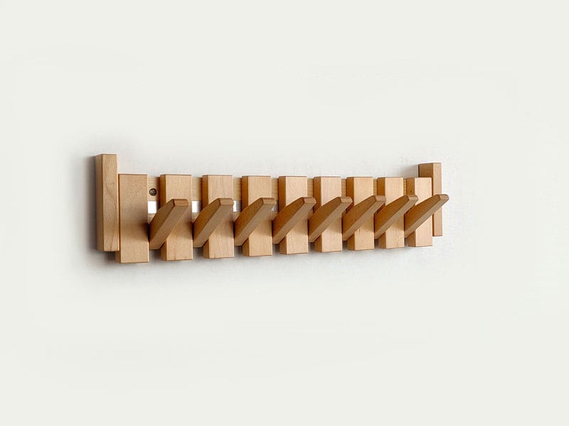 MelodyRack™ | Elegant Wooden Piano-Inspired Coat Rack