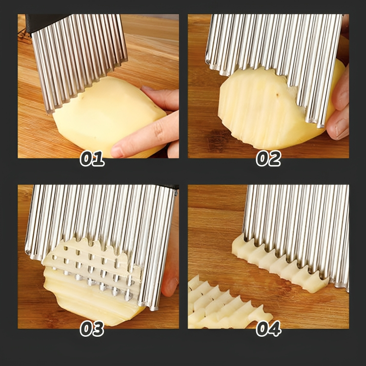 RippleCutter™ Crinkle Potato Knife
