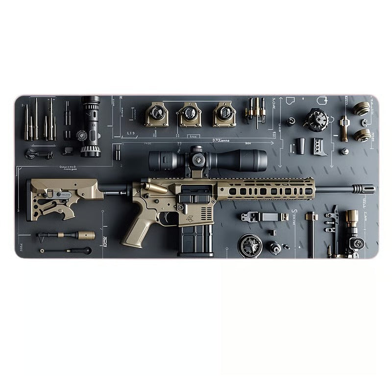 TactiMat – Military Weapon Build Gaming Desk Pad
