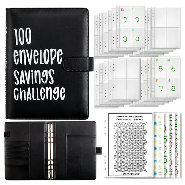 SaveWise – 100 Envelope Budgeting Challenge Book