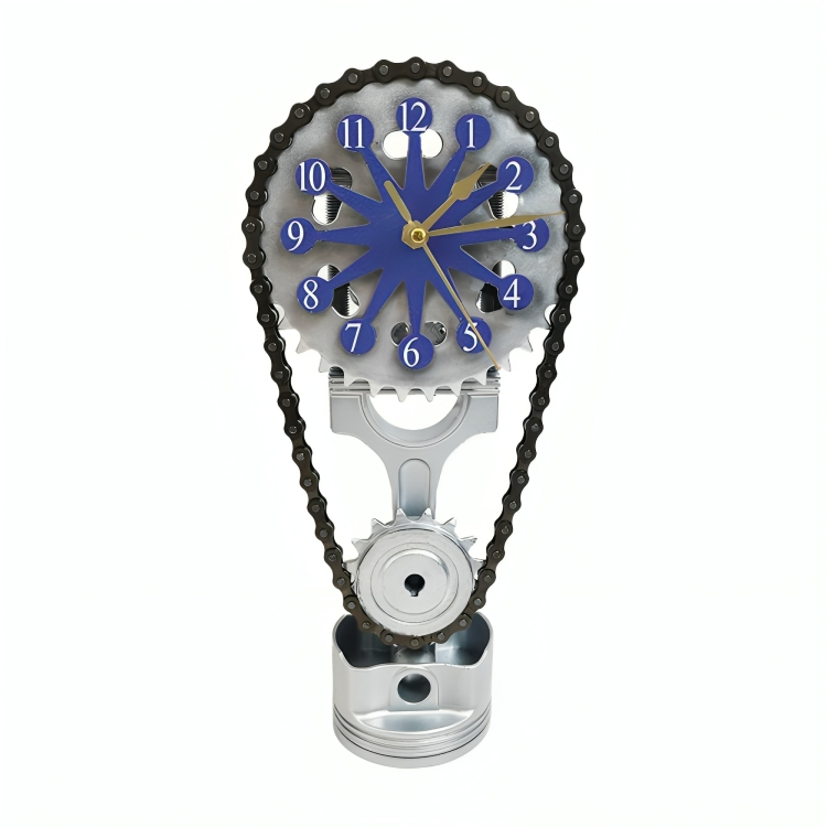 Clock9nine - Rotating Metal Gear Clock