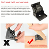 90° Self-Locking Folding Steel Hinges – Set of 2