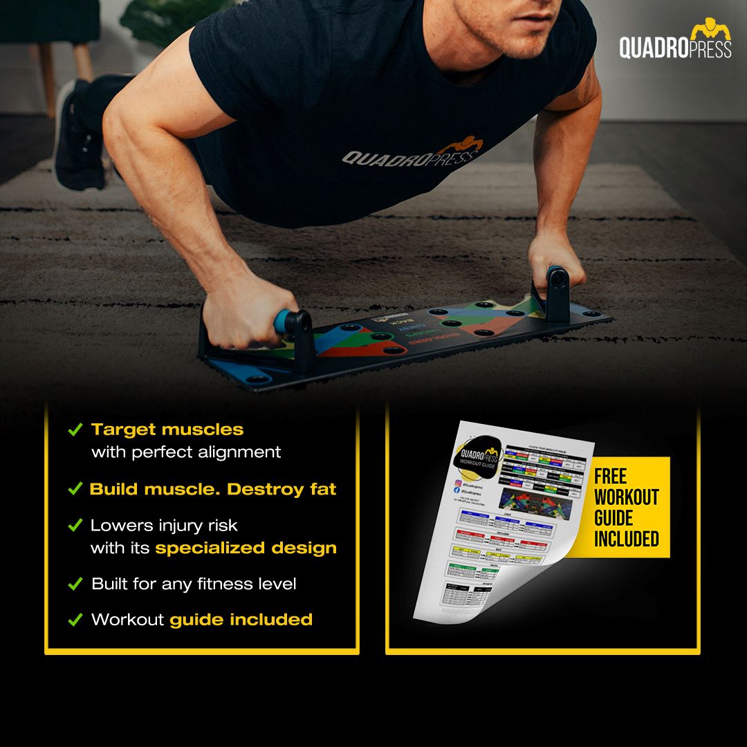 QUADROPRESS™ | Ultimate Pushup Machine