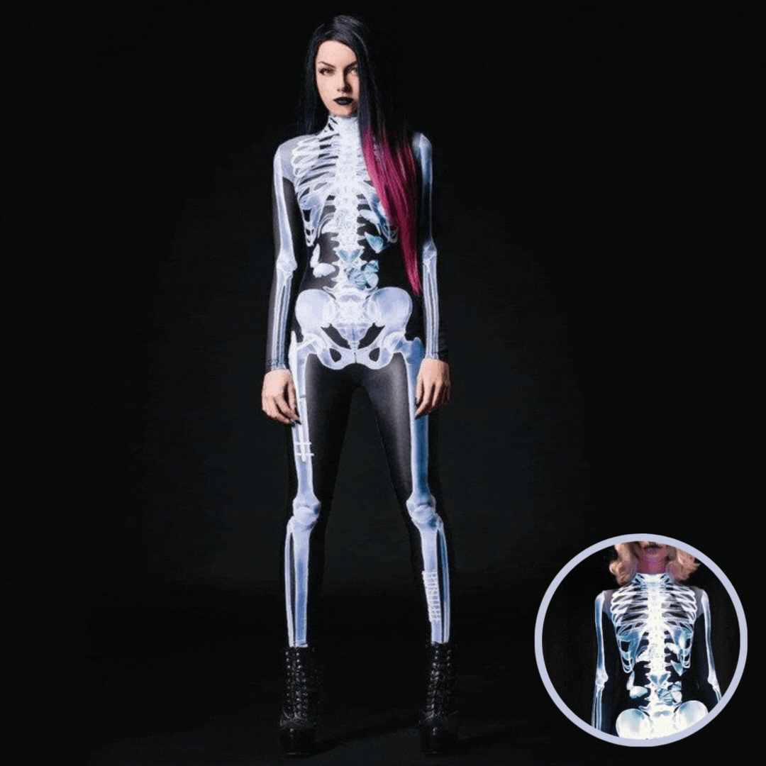 SKELETON FULL BODYSUIT