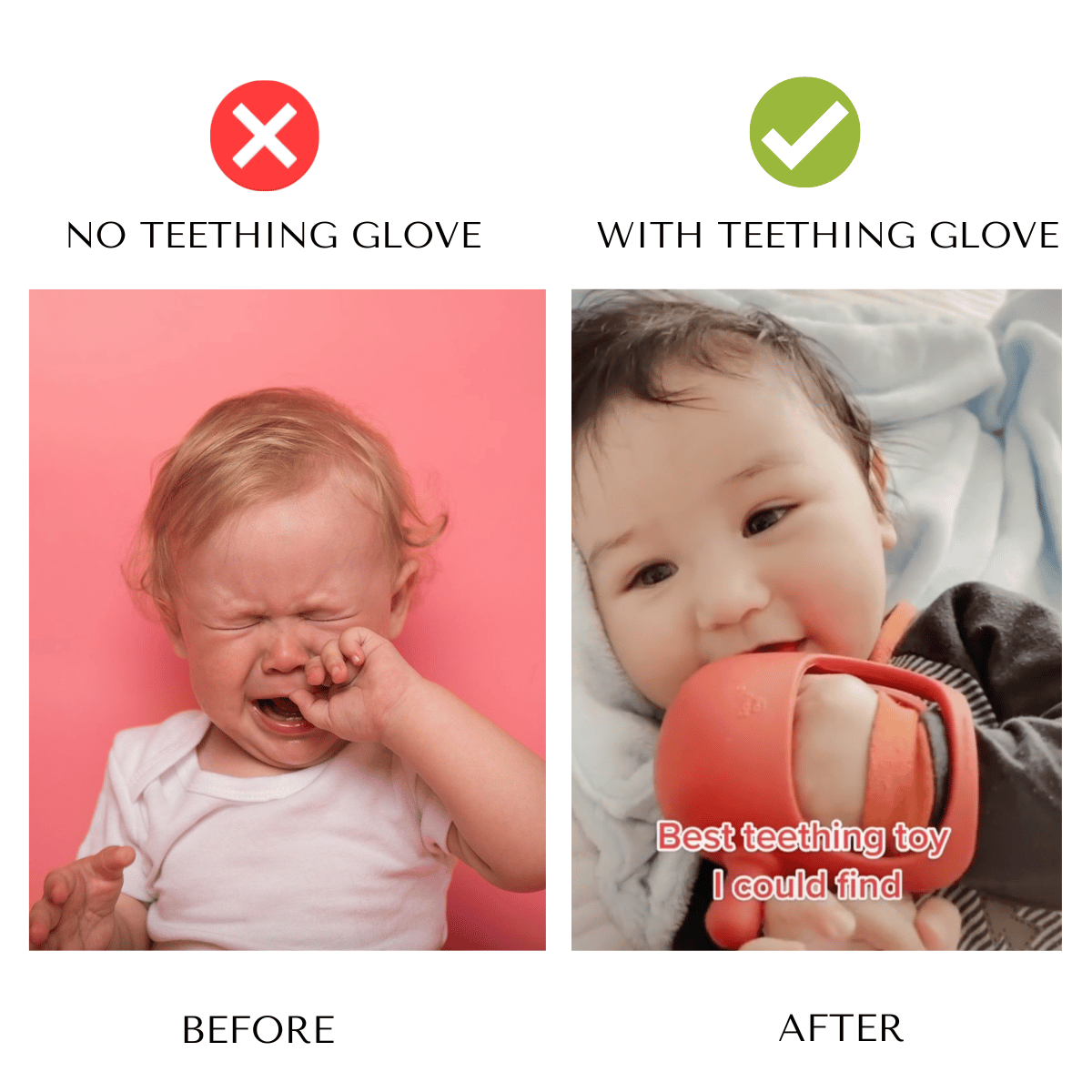 Olaf Silicone Teething Glove