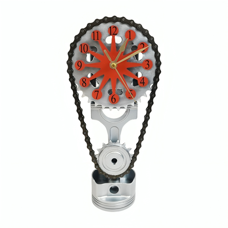 Clock9nine - Rotating Metal Gear Clock