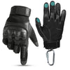 Touch Screen Tactical Gloves PU Leather Full Finger Glove Men
