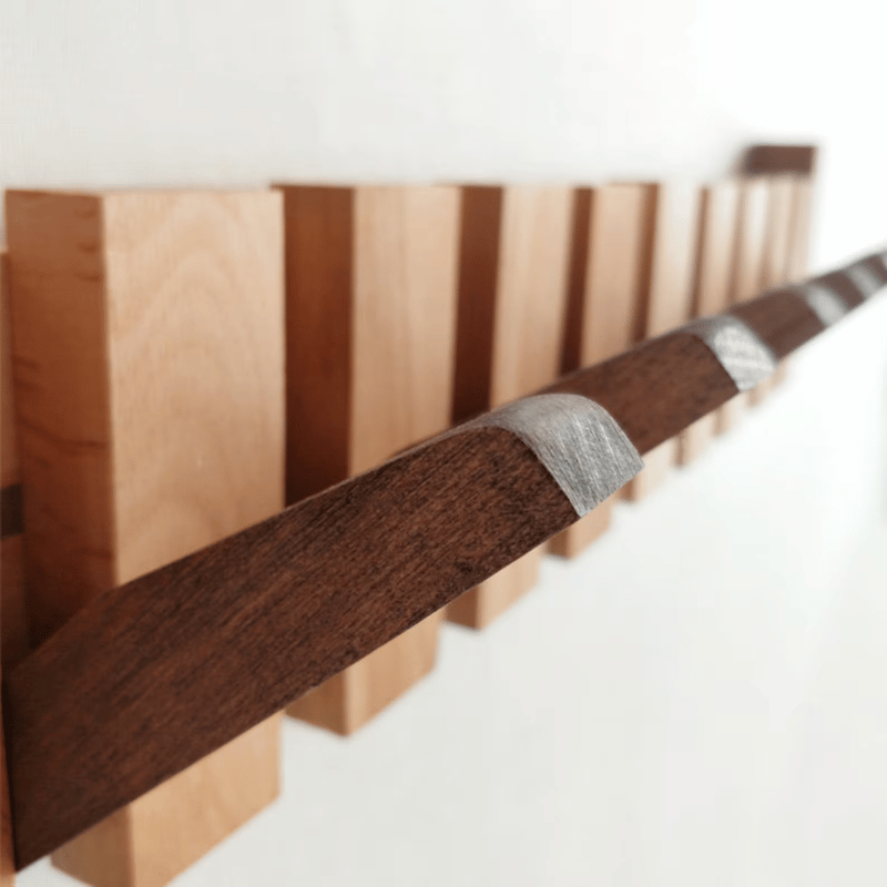 MelodyRack™ | Elegant Wooden Piano-Inspired Coat Rack