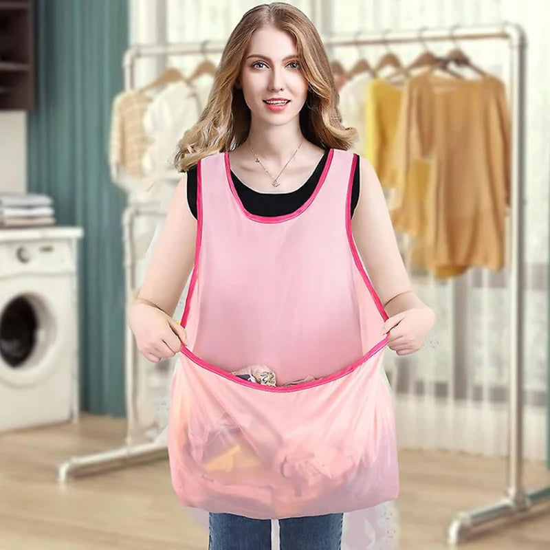 CarryWash™ – Adjustable Laundry Apron Bag